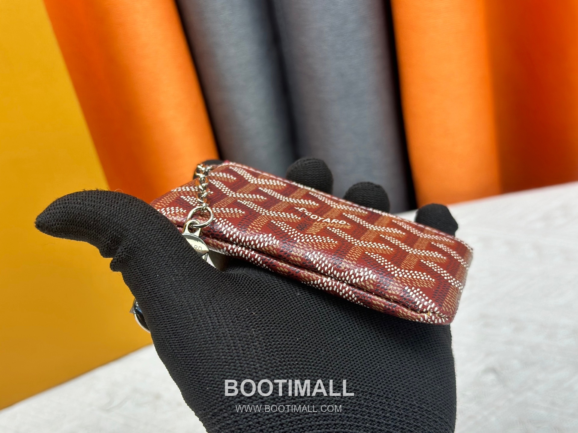 Louis Vuitton Damier Canvas Key Pouch Wallet with Zip Closure Key Ring Detail 루이비통 다미에 캔버스 키 파우치 지갑 G510 12cm 4