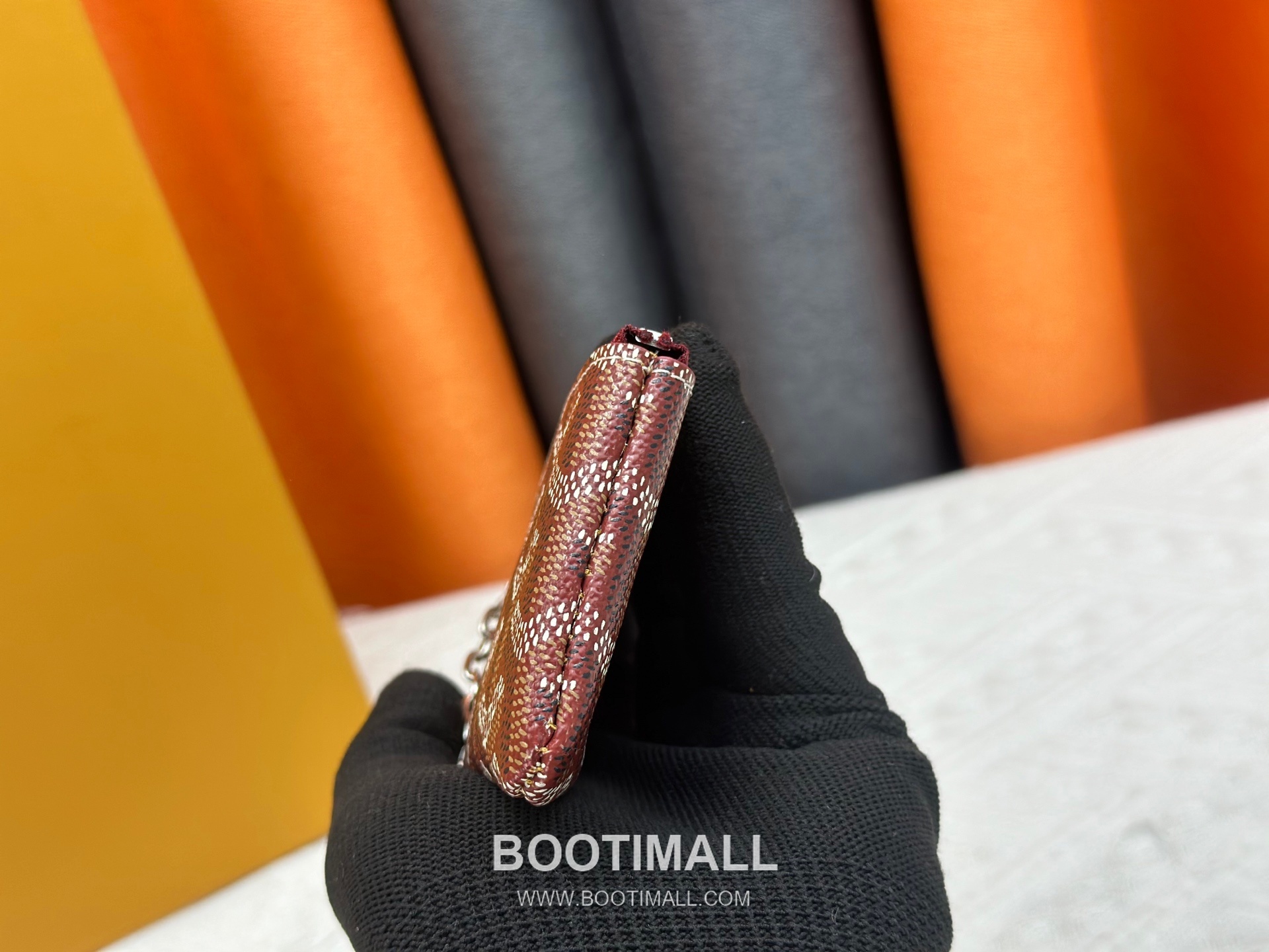 Louis Vuitton Damier Canvas Key Pouch Wallet with Zip Closure Key Ring Detail 루이비통 다미에 캔버스 키 파우치 지갑 G510 12cm 5