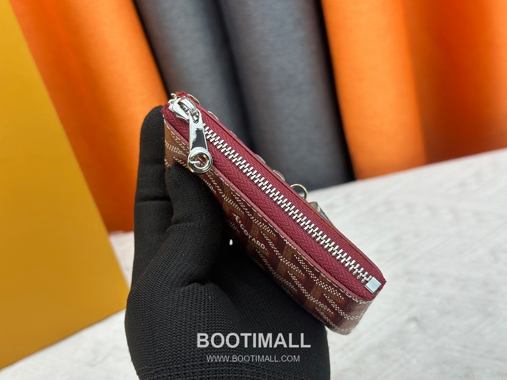 Louis Vuitton Damier Canvas Key Pouch Wallet with Zip Closure Key Ring Detail 루이비통 다미에 캔버스 키 파우치 지갑 G510 12cm 6