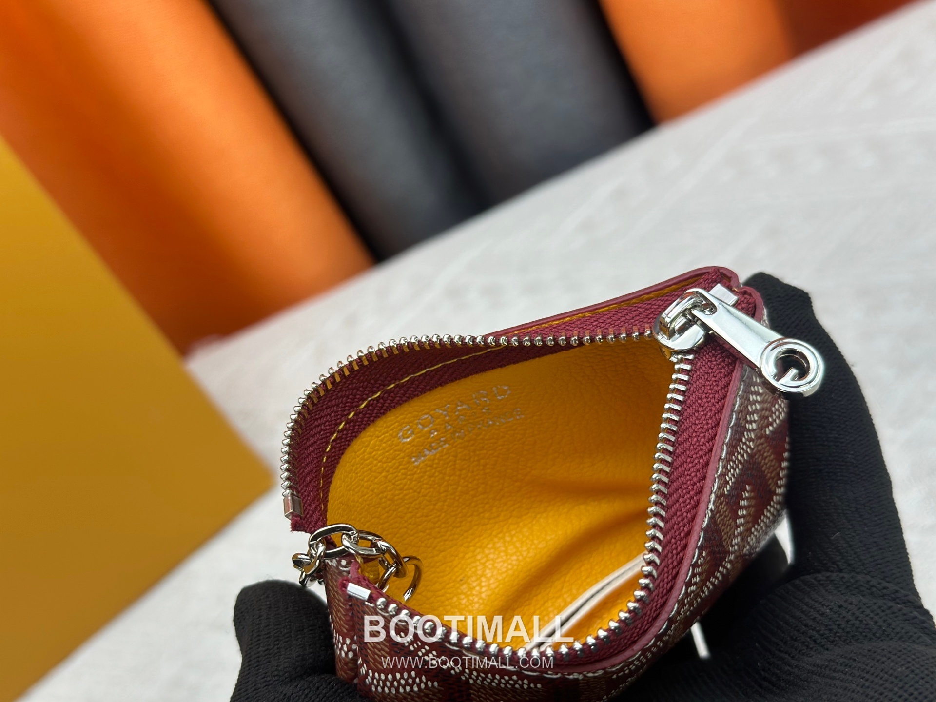 Louis Vuitton Damier Canvas Key Pouch Wallet with Zip Closure Key Ring Detail 루이비통 다미에 캔버스 키 파우치 지갑 G510 12cm 9