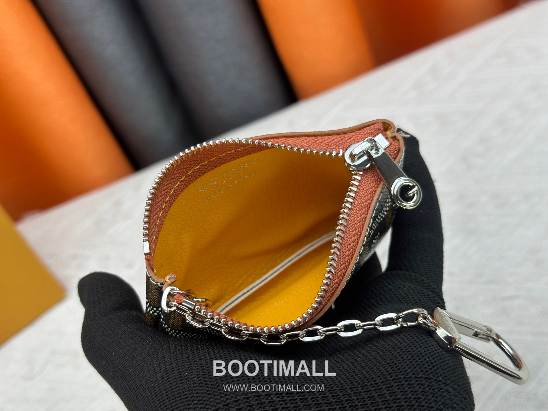 Louis Vuitton Damier Canvas Key Pouch Wallet with Zip Closure Key Ring Detail 루이비통 다미에 캔버스 키 파우치 지갑 G510 12cm 8