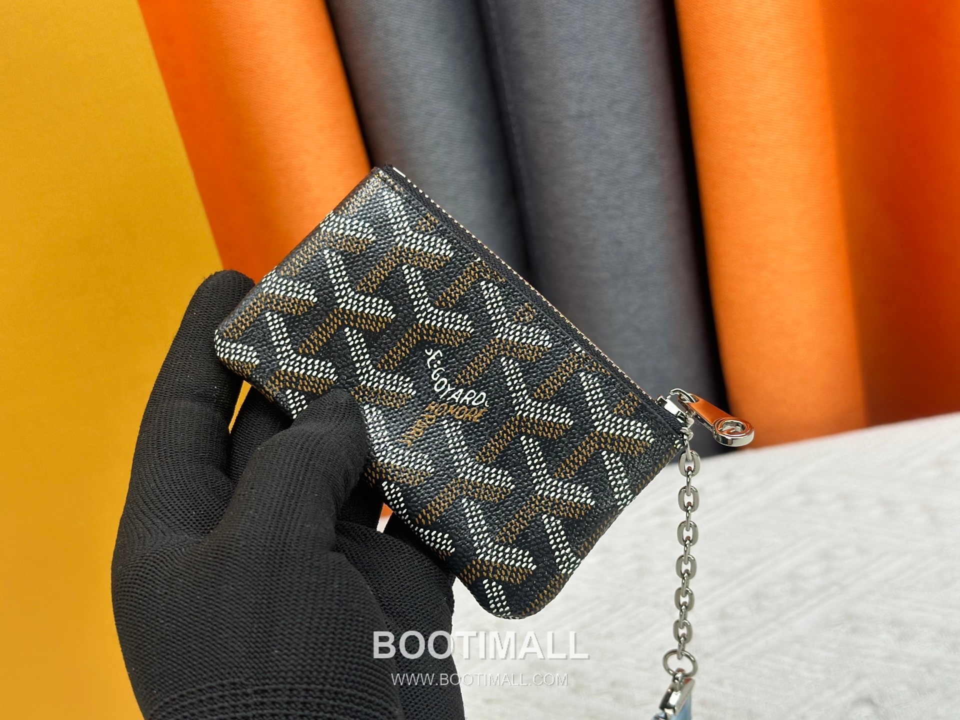 Louis Vuitton Damier Canvas Key Pouch Wallet with Zip Closure Key Ring Detail 루이비통 다미에 캔버스 키 파우치 지갑 G510 12cm 2