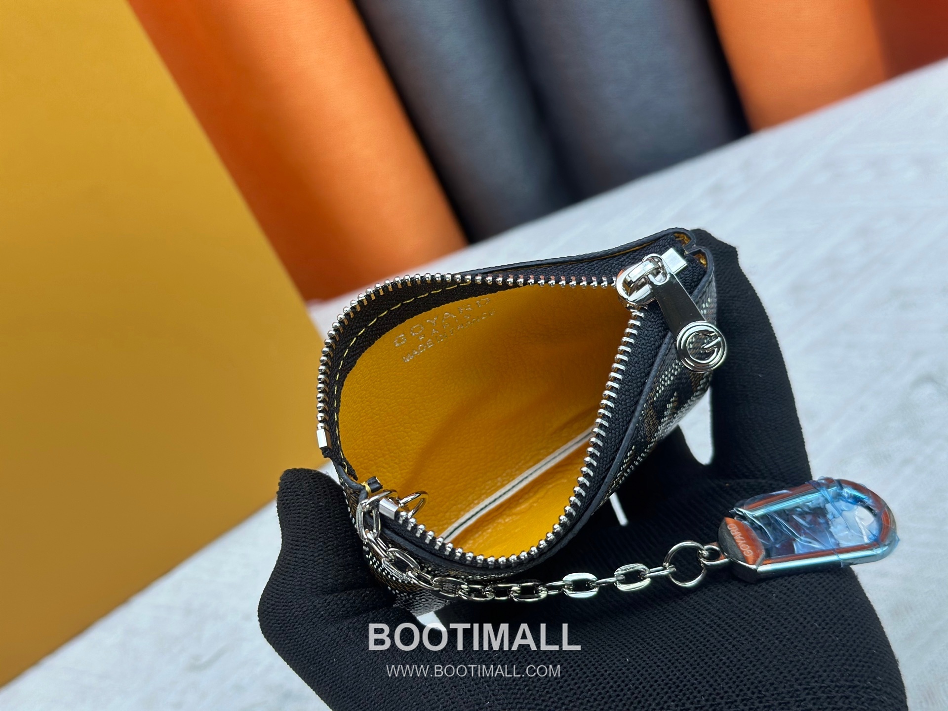 Louis Vuitton Damier Canvas Key Pouch Wallet with Zip Closure Key Ring Detail 루이비통 다미에 캔버스 키 파우치 지갑 G510 12cm 8