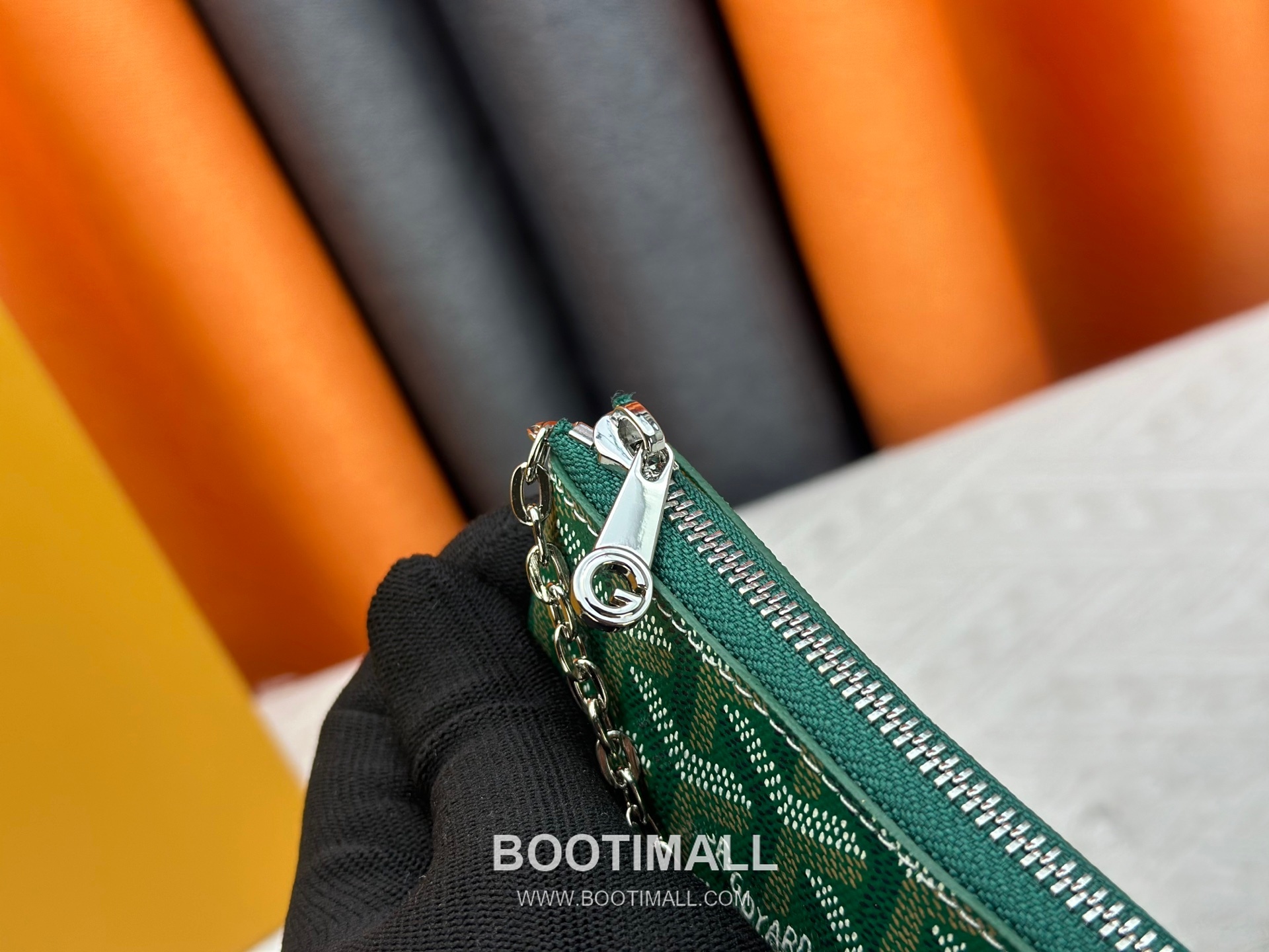 Louis Vuitton Damier Canvas Key Pouch Wallet with Zip Closure Key Ring Detail 루이비통 다미에 캔버스 키 파우치 지갑 G510 12cm 7