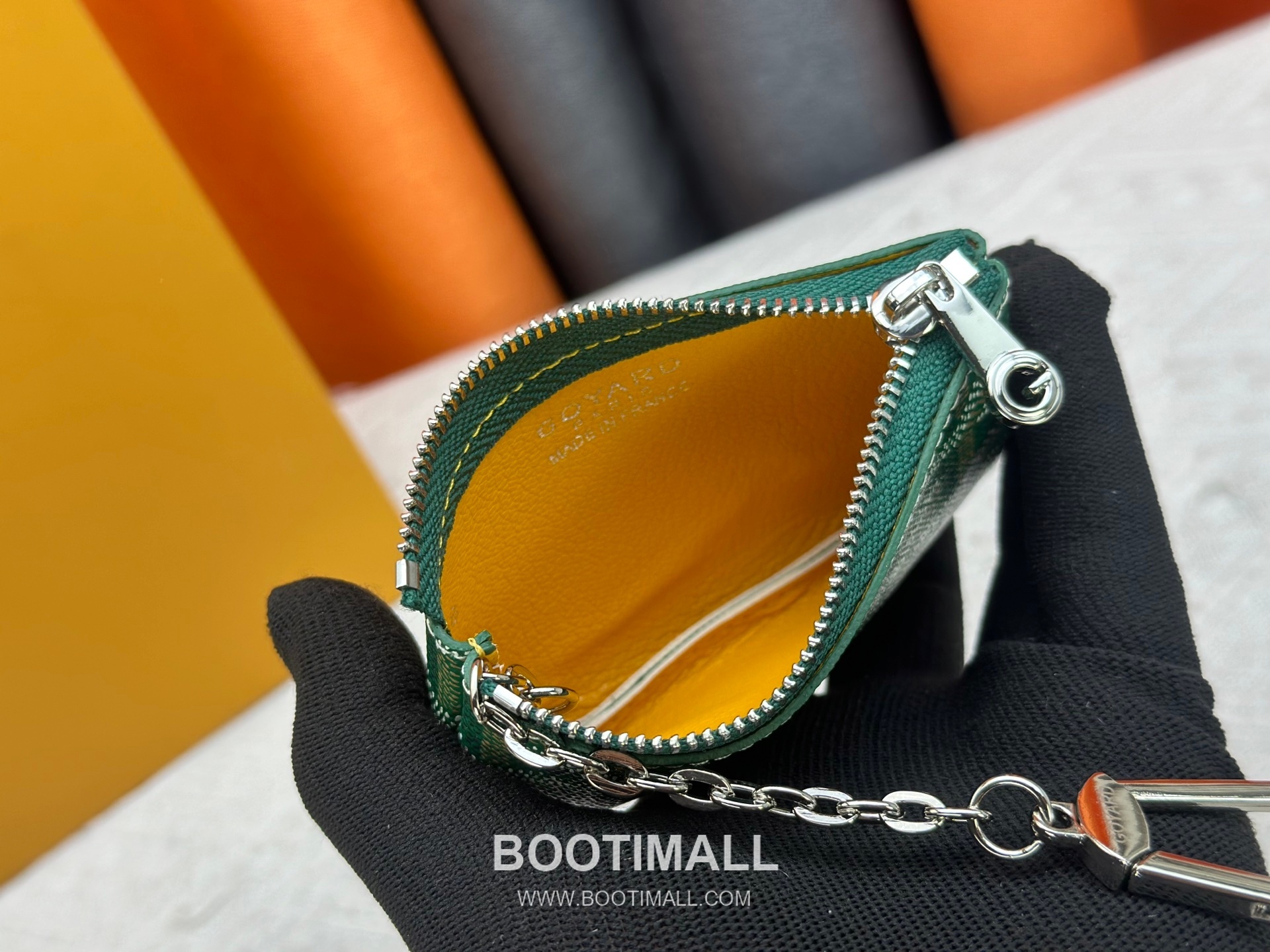 Louis Vuitton Damier Canvas Key Pouch Wallet with Zip Closure Key Ring Detail 루이비통 다미에 캔버스 키 파우치 지갑 G510 12cm 8