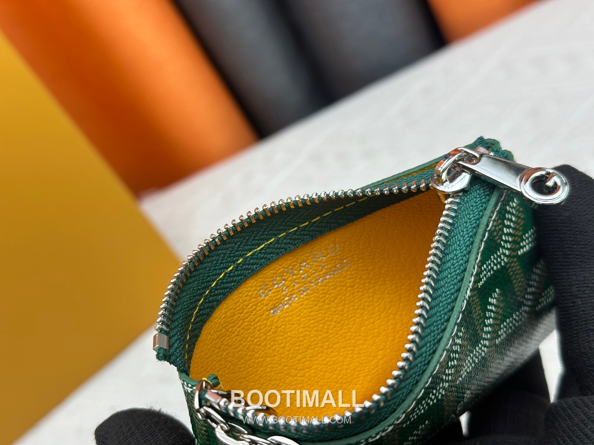 Louis Vuitton Damier Canvas Key Pouch Wallet with Zip Closure Key Ring Detail 루이비통 다미에 캔버스 키 파우치 지갑 G510 12cm 9