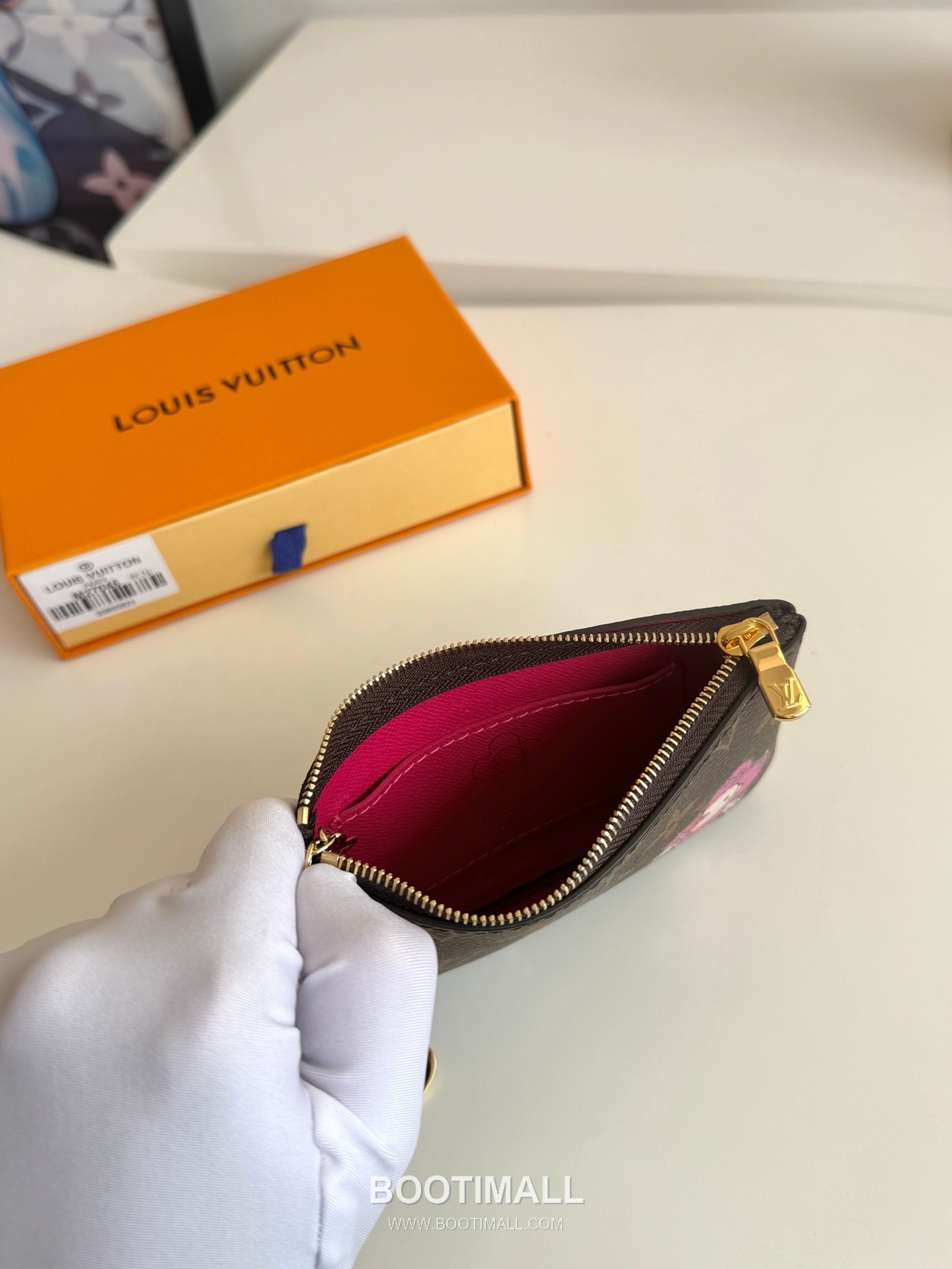 Louis Vuitton Pochette Clés Monogram Canvas Key Pouch with Hook Zip Detail 루이비통 포쉐트 클레 모노그램 캔버스 훅 지퍼 키 파우치 M27045 15cm 8