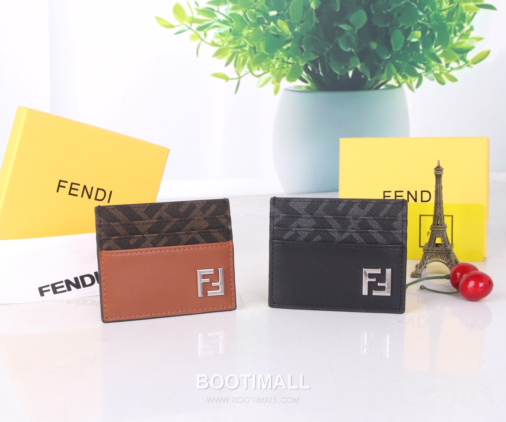 Fendi Lambskin Jacquard Embossed Bi-Fold Wallet with Multi Slot Detail 펜디 램스킨 자카드 엠보스드 멀티 슬롯 반지갑 SF04 11.5cm 9
