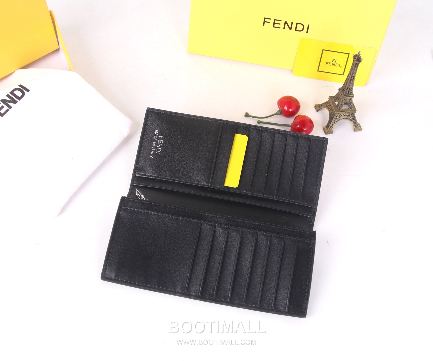 Fendi Calfskin Slim Wallet with Multi Slot Detail 펜디 카프스킨 슬림 멀티 슬롯 장지갑 SF02 17.5cm 9