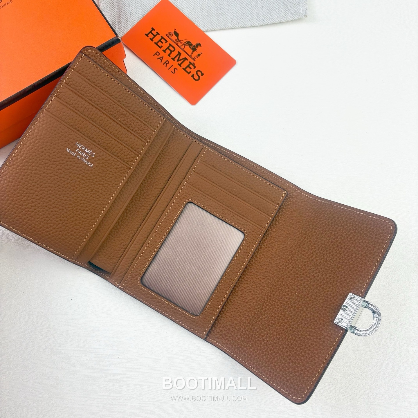 Hermès Togo Calfskin Wallet with Palladium Lock and Multi Slot Detail 에르메스 토고 카프스킨 팔라듐 락 멀티 슬롯 지갑 231 13.5cm 4