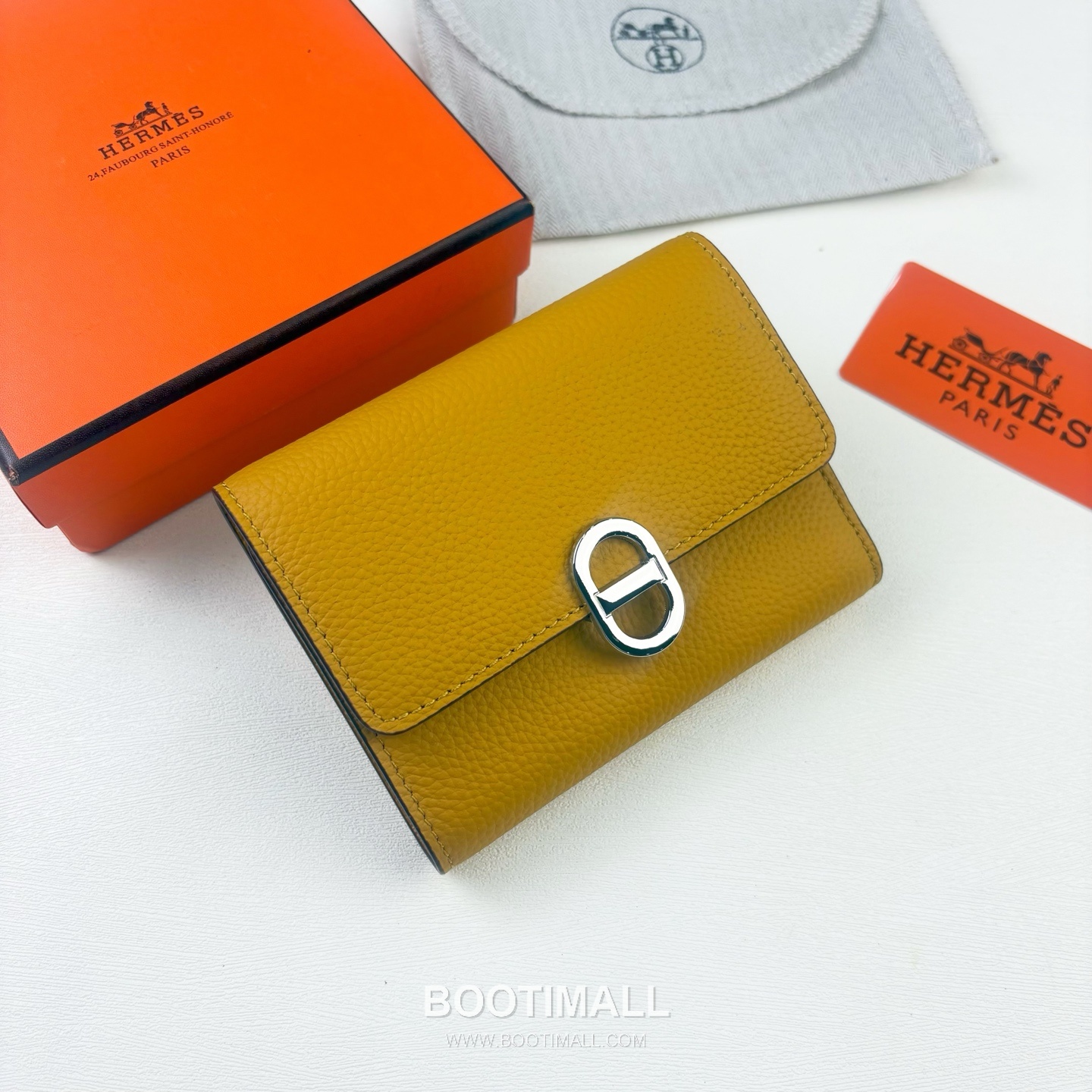 Hermès Togo Calfskin Wallet with Palladium Lock and Multi Slot Detail 에르메스 토고 카프스킨 팔라듐 락 멀티 슬롯 지갑 231 13.5cm 1