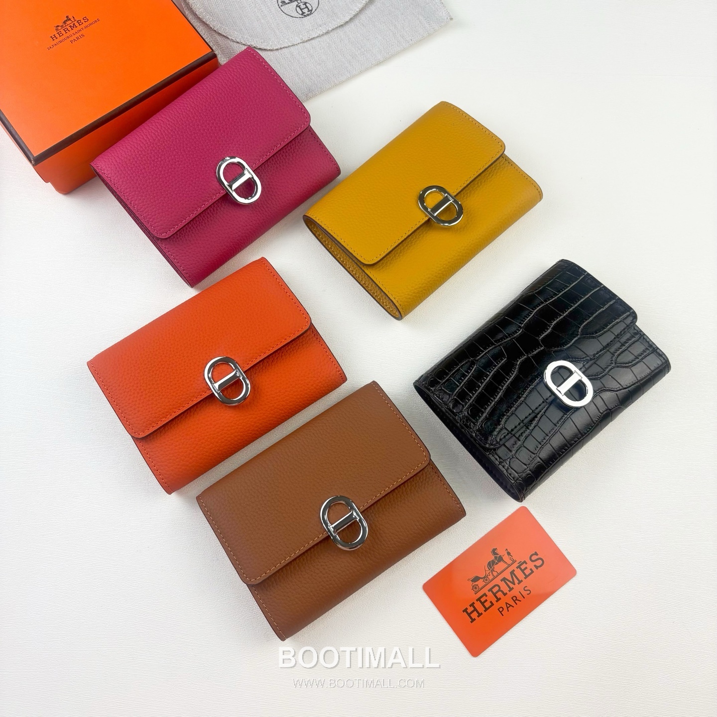 Hermès Togo Calfskin Wallet with Palladium Lock and Multi Slot Detail 에르메스 토고 카프스킨 팔라듐 락 멀티 슬롯 지갑 231 13.5cm 8