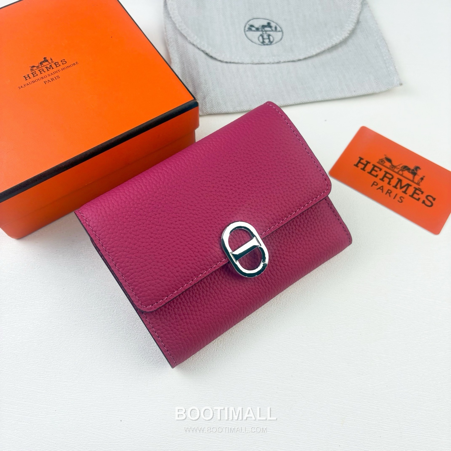 Hermès Togo Calfskin Wallet with Palladium Lock and Multi Slot Detail 에르메스 토고 카프스킨 팔라듐 락 멀티 슬롯 지갑 231 13.5cm 1