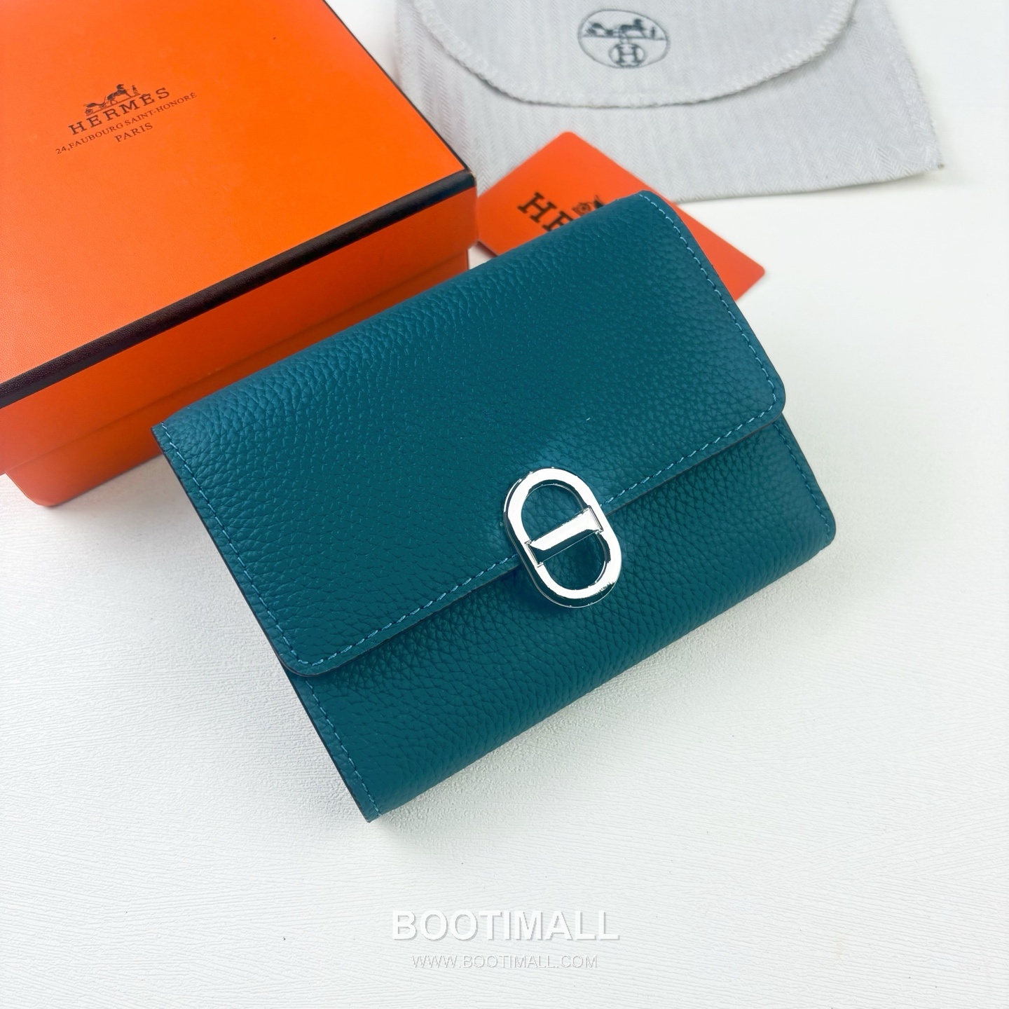 Hermès Togo Calfskin Wallet with Palladium Lock and Multi Slot Detail 에르메스 토고 카프스킨 팔라듐 락 멀티 슬롯 지갑 231 13.5cm 6