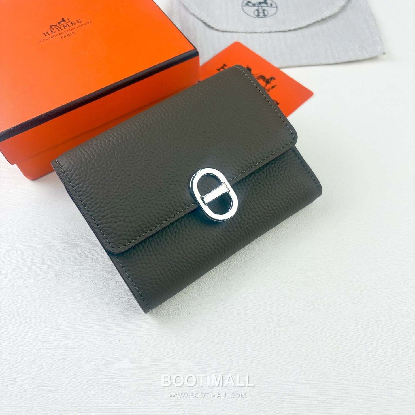 Hermès Togo Calfskin Wallet with Palladium Lock and Multi Slot Detail 에르메스 토고 카프스킨 팔라듐 락 멀티 슬롯 지갑 231 13.5cm 7