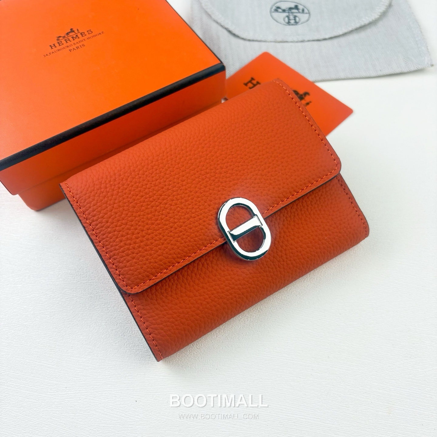 Hermès Togo Calfskin Wallet with Palladium Lock and Multi Slot Detail 에르메스 토고 카프스킨 팔라듐 락 멀티 슬롯 지갑 231 13.5cm 8