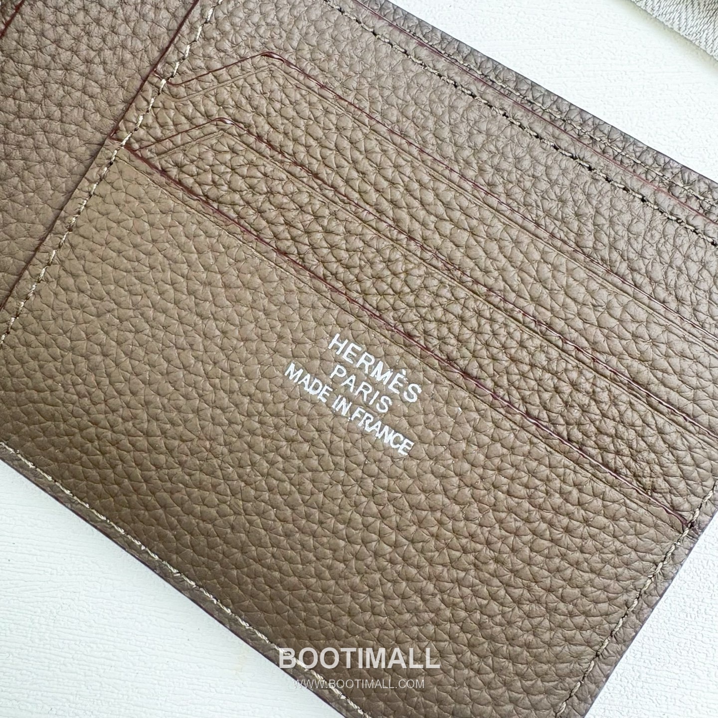 Hermès Silk’in Barenia Togo Calfskin Bi-Fold Wallet with Coin Pocket Detail 에르메스 실킨 바레니아 토고 카프스킨 코인포켓 디테일 반지갑 527 11.5cm 3