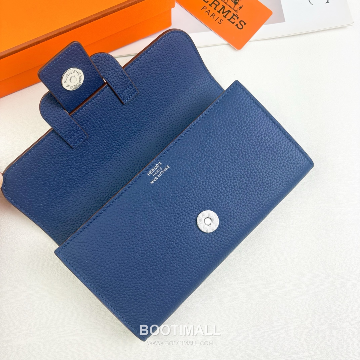 Hermès Long To Calfskin Wallet with Zip Coin Pocket Multi Compartment Detail 에르메스 롱 투 카프스킨 지퍼 코인포켓 멀티 컴파트먼트 장지갑 0688 20.5cm 5