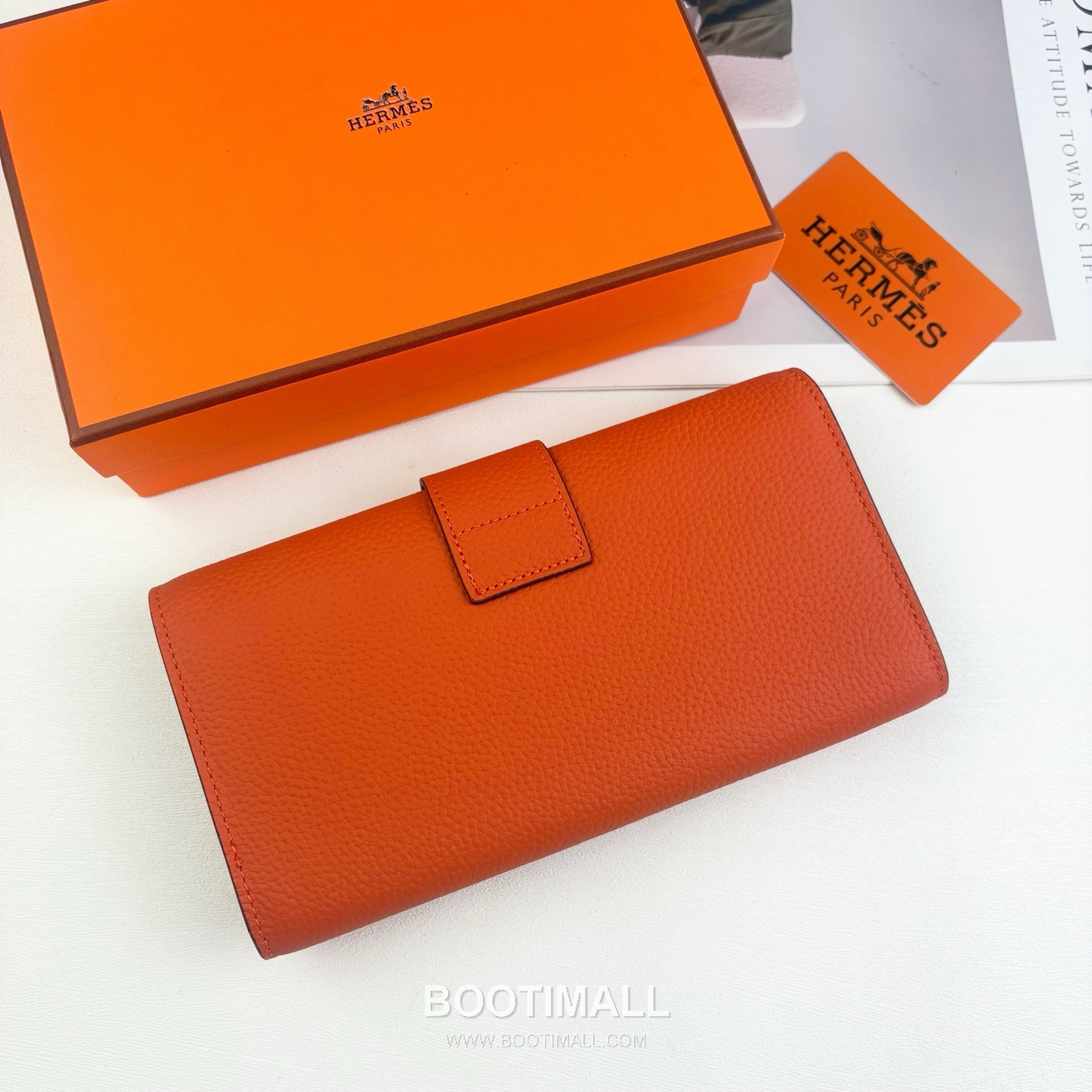 Hermès Long To Calfskin Wallet with Zip Coin Pocket Multi Compartment Detail 에르메스 롱 투 카프스킨 지퍼 코인포켓 멀티 컴파트먼트 장지갑 0688 20.5cm 2