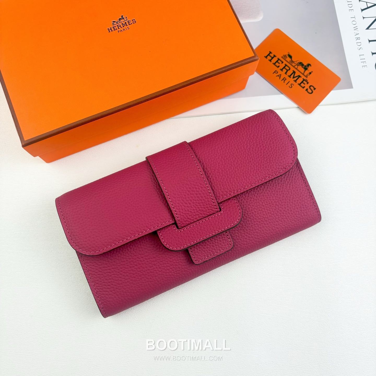 Hermès Long To Calfskin Wallet with Zip Coin Pocket Multi Compartment Detail 에르메스 롱 투 카프스킨 지퍼 코인포켓 멀티 컴파트먼트 장지갑 0688 20.5cm 3