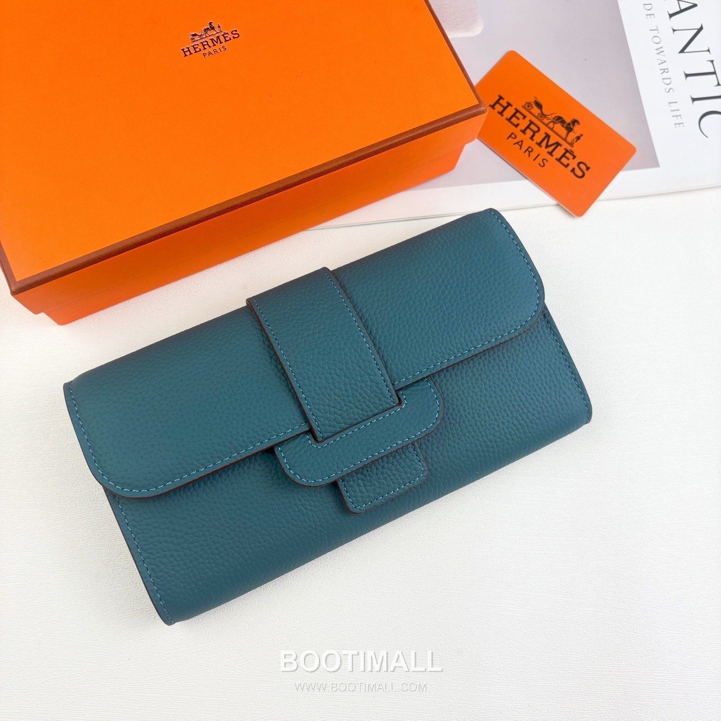 Hermès Long To Calfskin Wallet with Zip Coin Pocket Multi Compartment Detail 에르메스 롱 투 카프스킨 지퍼 코인포켓 멀티 컴파트먼트 장지갑 0688 20.5cm 8