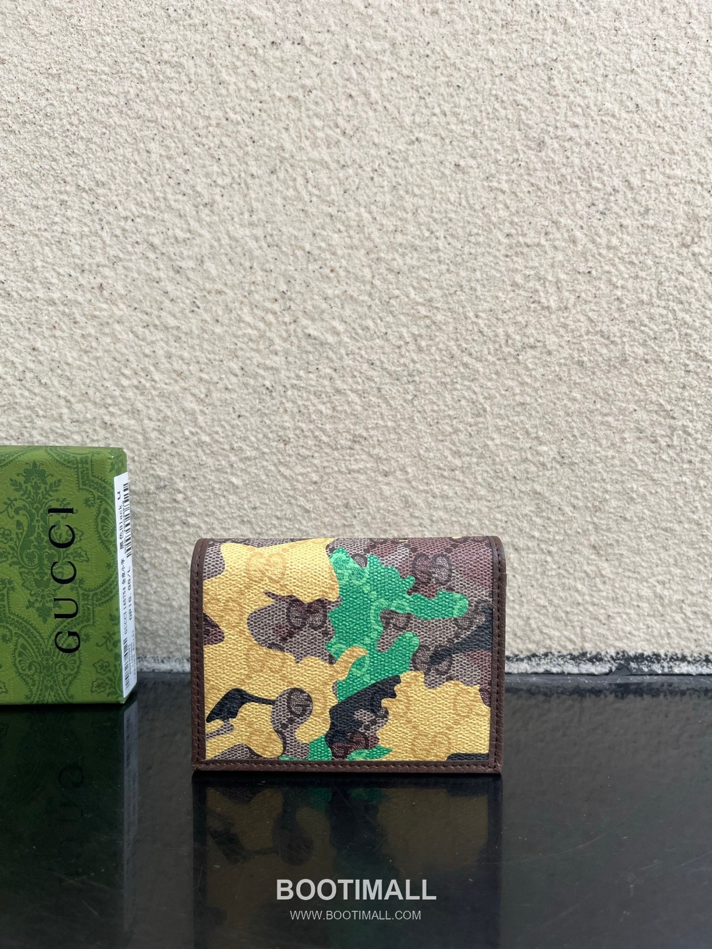 Gucci Ophidia GG Supreme PVC Wallet with Double G Logo Web Stripe Detail 구찌 오피디아 GG 수프림 PVC 더블 G 로고 웹 스트라이프 반지갑 838487 10cm 2