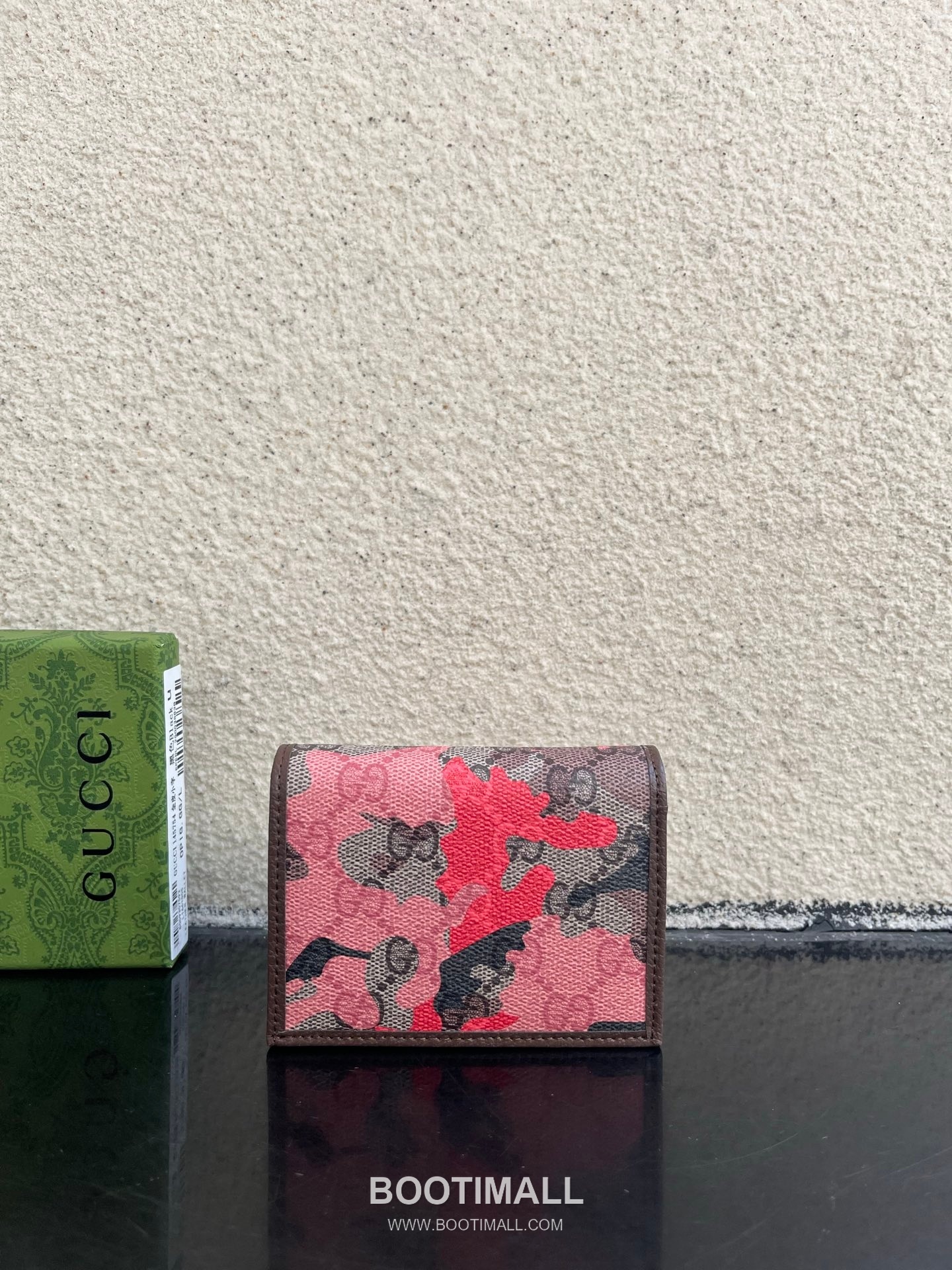 Gucci Ophidia GG Supreme PVC Wallet with Double G Logo Web Stripe Detail 구찌 오피디아 GG 수프림 PVC 더블 G 로고 웹 스트라이프 반지갑 838487 10cm 2