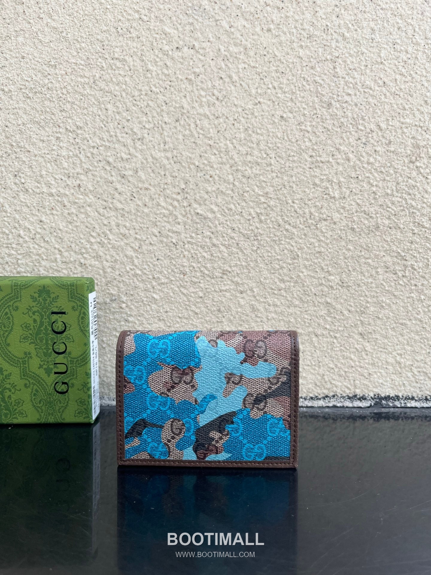 Gucci Ophidia GG Supreme PVC Wallet with Double G Logo Web Stripe Detail 구찌 오피디아 GG 수프림 PVC 더블 G 로고 웹 스트라이프 반지갑 838487 10cm 2