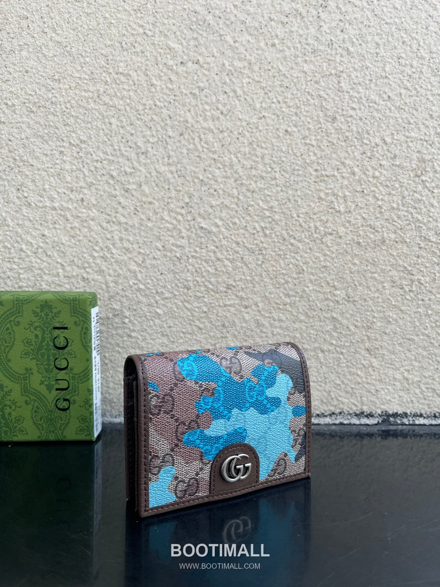 Gucci Ophidia GG Supreme PVC Wallet with Double G Logo Web Stripe Detail 구찌 오피디아 GG 수프림 PVC 더블 G 로고 웹 스트라이프 반지갑 838487 10cm 3