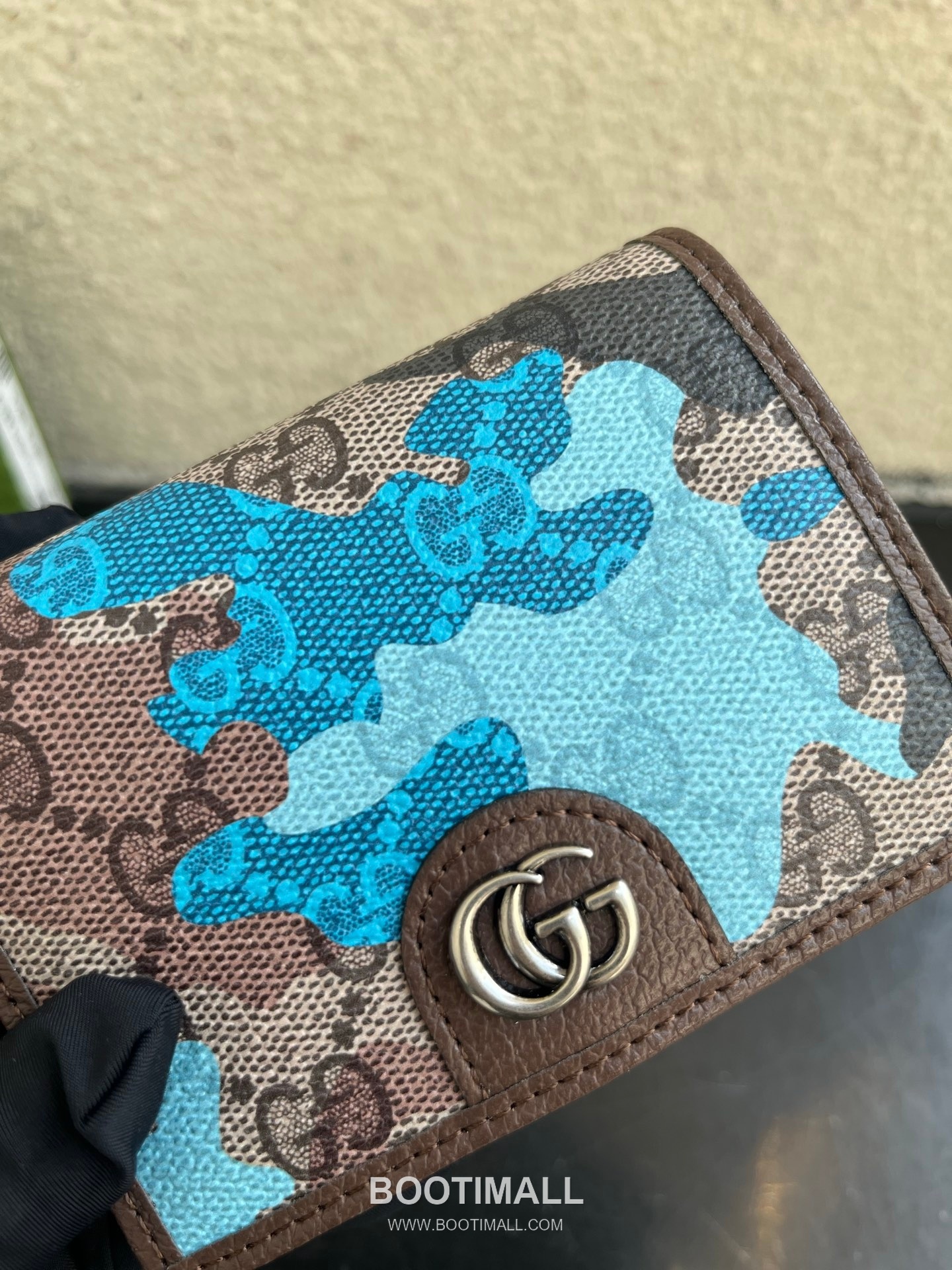 Gucci Ophidia GG Supreme PVC Wallet with Double G Logo Web Stripe Detail 구찌 오피디아 GG 수프림 PVC 더블 G 로고 웹 스트라이프 반지갑 838487 10cm 7