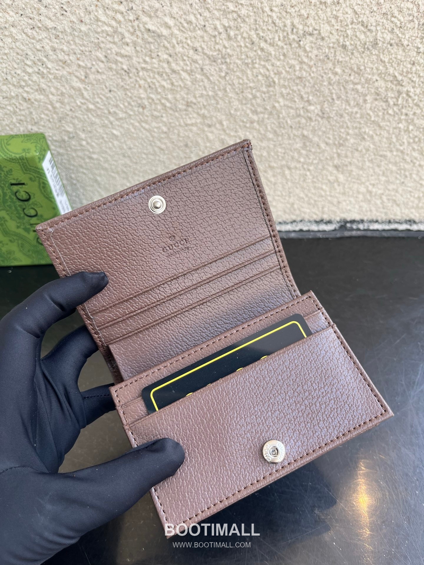 Gucci Ophidia GG Supreme PVC Wallet with Double G Logo Web Stripe Detail 구찌 오피디아 GG 수프림 PVC 더블 G 로고 웹 스트라이프 반지갑 838487 10cm 8