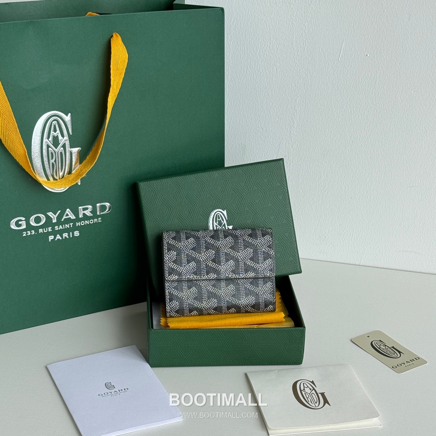 Goyard Marigny Goyardine Canvas Calfskin Coin Wallet with Snap Closure 고야드 마리니 고야르딘 캔버스 카프스킨 코인 지갑 스냅클로저 3312 10cm 1