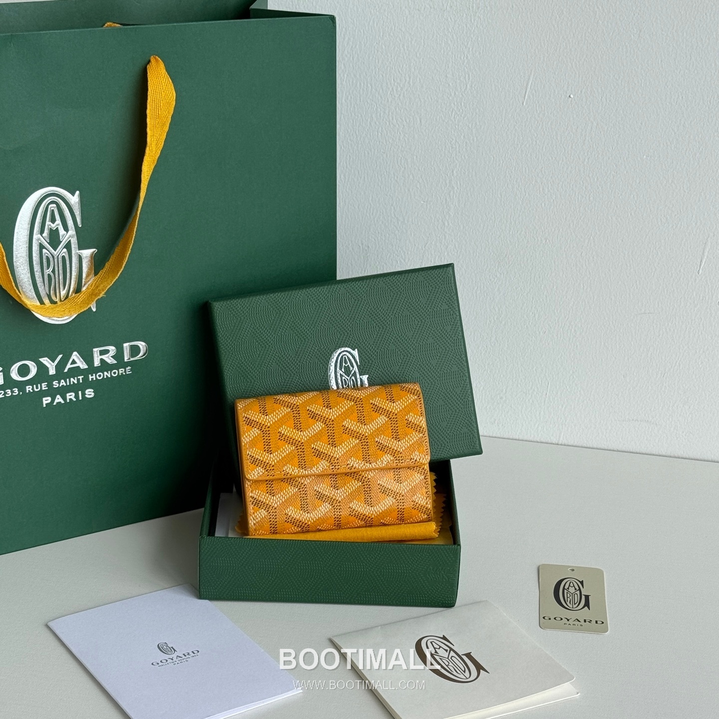 Goyard Marigny Goyardine Canvas Calfskin Coin Wallet with Snap Closure 고야드 마리니 고야르딘 캔버스 카프스킨 코인 지갑 스냅클로저 3312 10cm 1