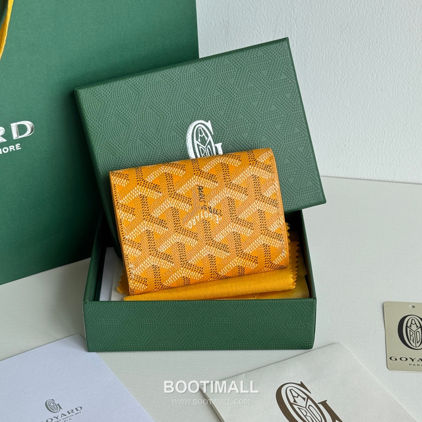 Goyard Marigny Goyardine Canvas Calfskin Coin Wallet with Snap Closure 고야드 마리니 고야르딘 캔버스 카프스킨 코인 지갑 스냅클로저 3312 10cm 3