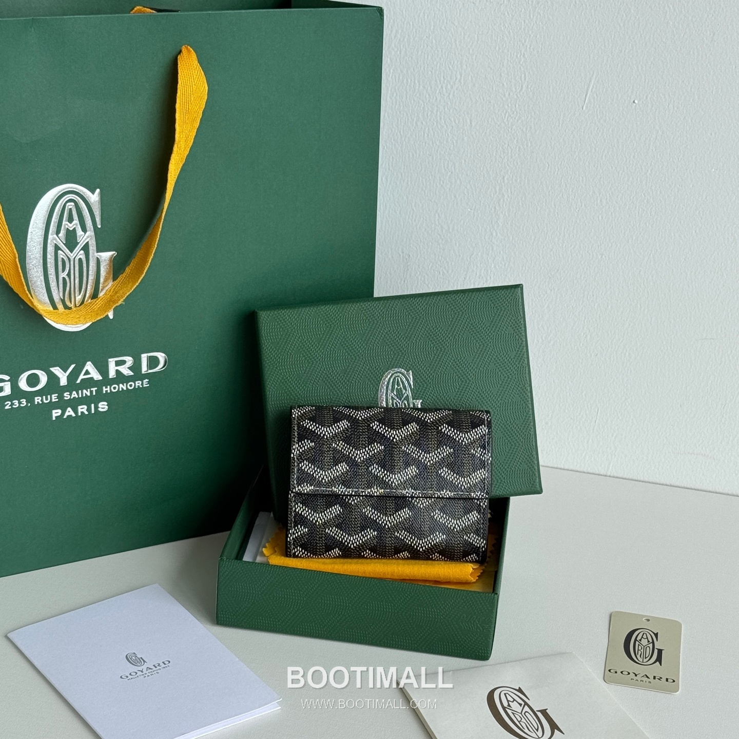 Goyard Marigny Goyardine Canvas Calfskin Coin Wallet with Snap Closure 고야드 마리니 고야르딘 캔버스 카프스킨 코인 지갑 스냅클로저 3312 10cm 1