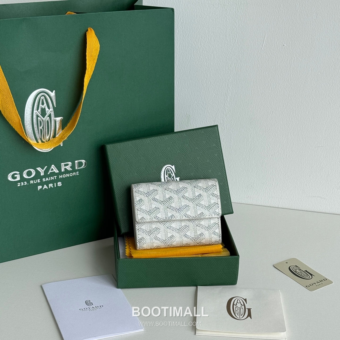 Goyard Marigny Goyardine Canvas Calfskin Coin Wallet with Snap Closure 고야드 마리니 고야르딘 캔버스 카프스킨 코인 지갑 스냅클로저 3312 10cm 1