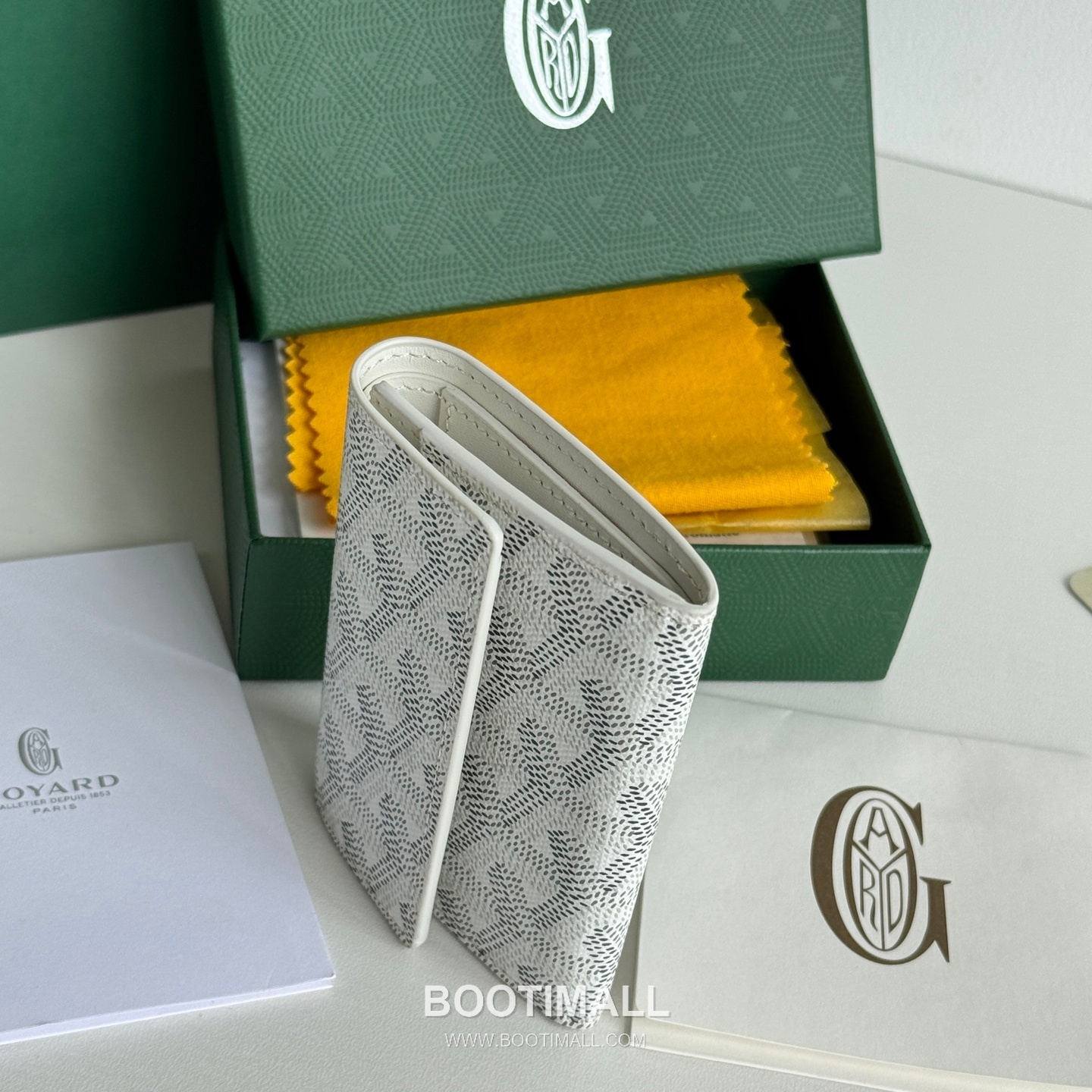 Goyard Marigny Goyardine Canvas Calfskin Coin Wallet with Snap Closure 고야드 마리니 고야르딘 캔버스 카프스킨 코인 지갑 스냅클로저 3312 10cm 5