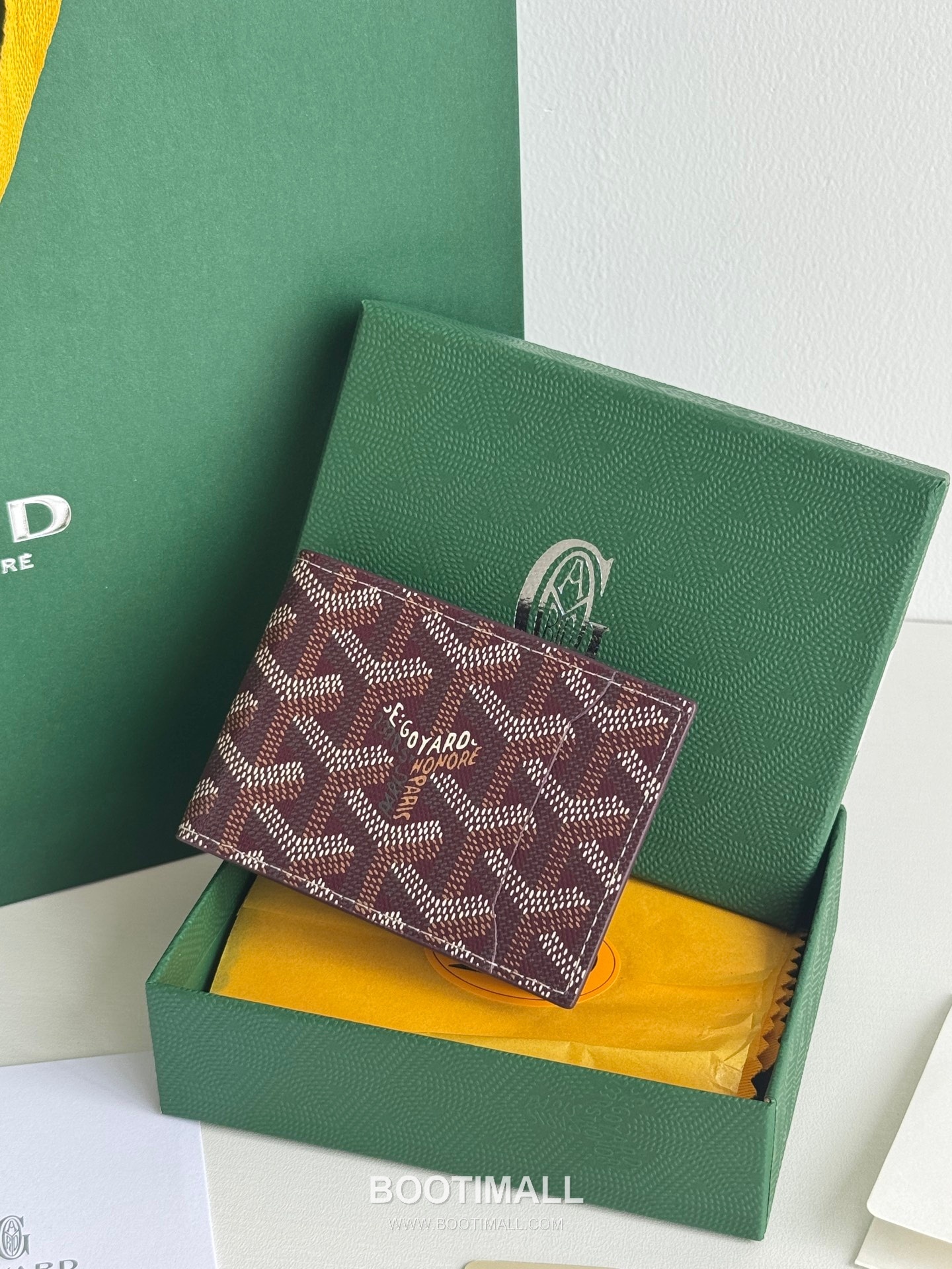 Goyard Insert Victoire Goyardine Canvas Vauzelles Calfskin Card Holder with Slim Insert Design 고야드 인서트 빅투아르 고야르딘 캔버스 보젤 카프스킨 카드홀더 슬림 인서트 3311 10cm 2