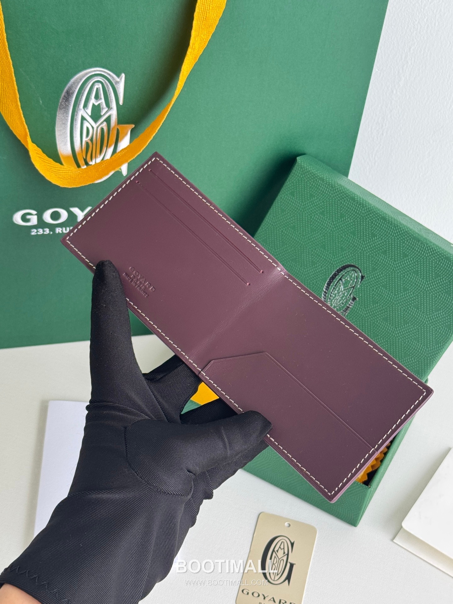 Goyard Insert Victoire Goyardine Canvas Vauzelles Calfskin Card Holder with Slim Insert Design 고야드 인서트 빅투아르 고야르딘 캔버스 보젤 카프스킨 카드홀더 슬림 인서트 3311 10cm 6