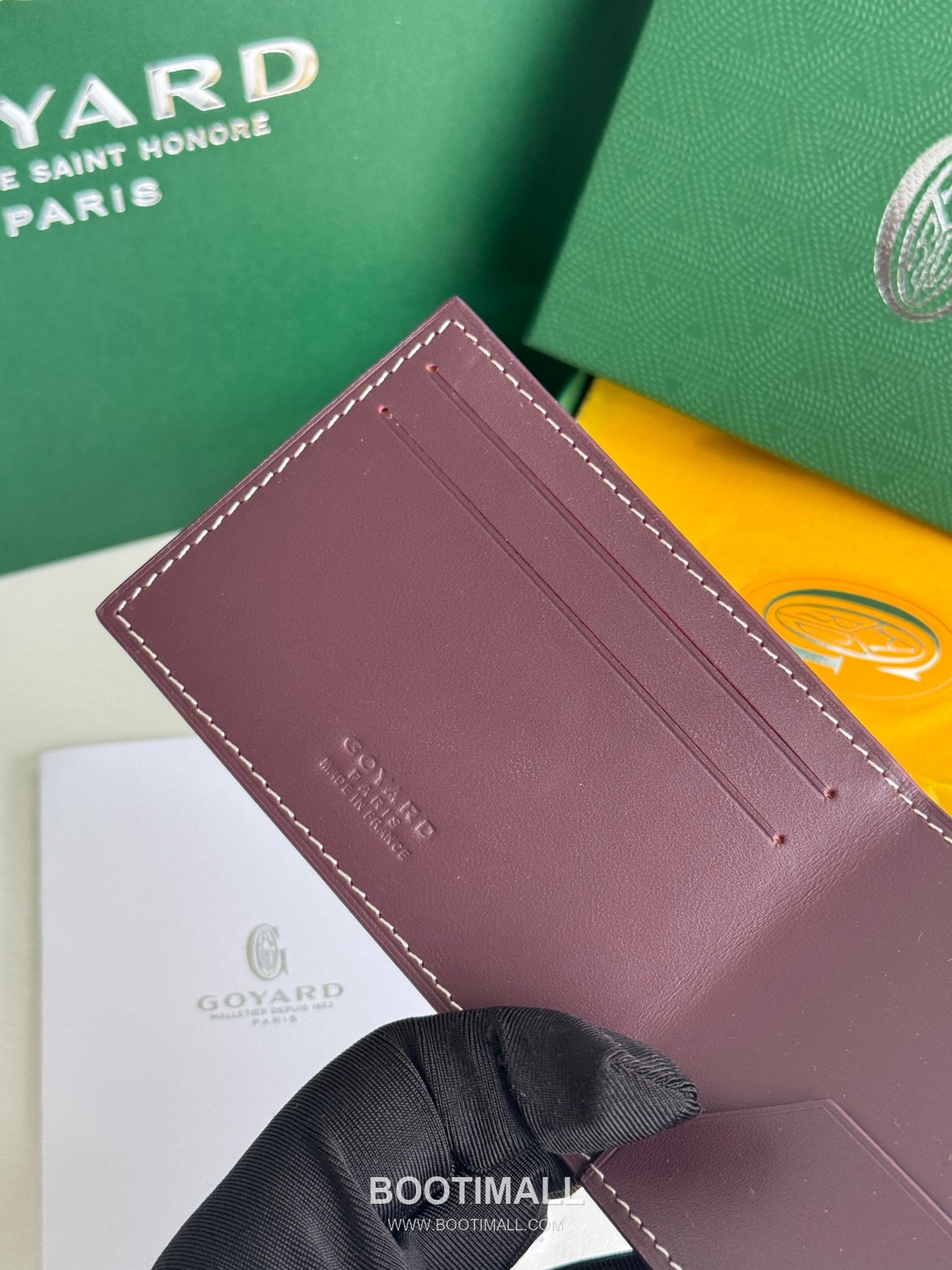 Goyard Insert Victoire Goyardine Canvas Vauzelles Calfskin Card Holder with Slim Insert Design 고야드 인서트 빅투아르 고야르딘 캔버스 보젤 카프스킨 카드홀더 슬림 인서트 3311 10cm 8