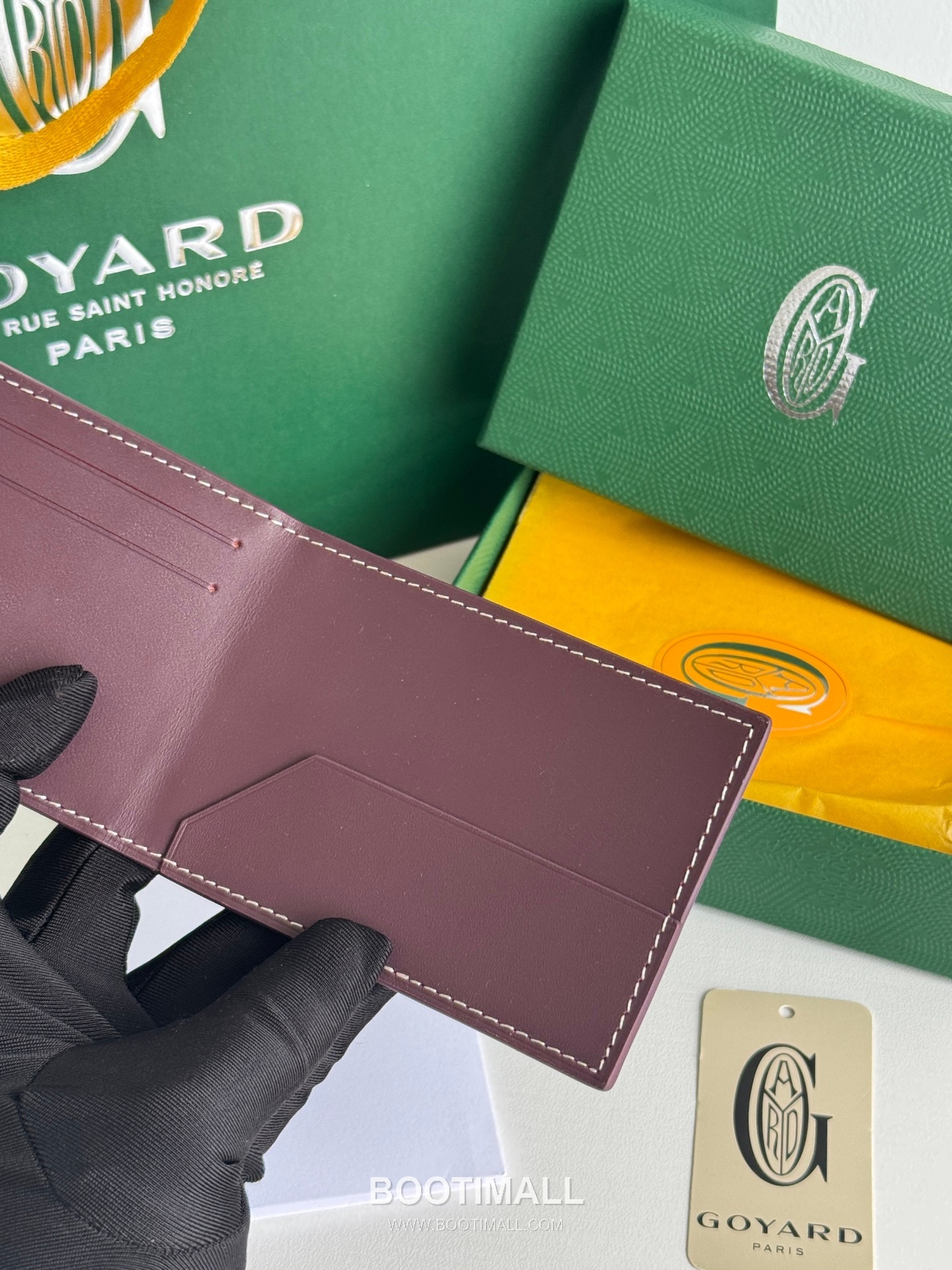 Goyard Insert Victoire Goyardine Canvas Vauzelles Calfskin Card Holder with Slim Insert Design 고야드 인서트 빅투아르 고야르딘 캔버스 보젤 카프스킨 카드홀더 슬림 인서트 3311 10cm 9