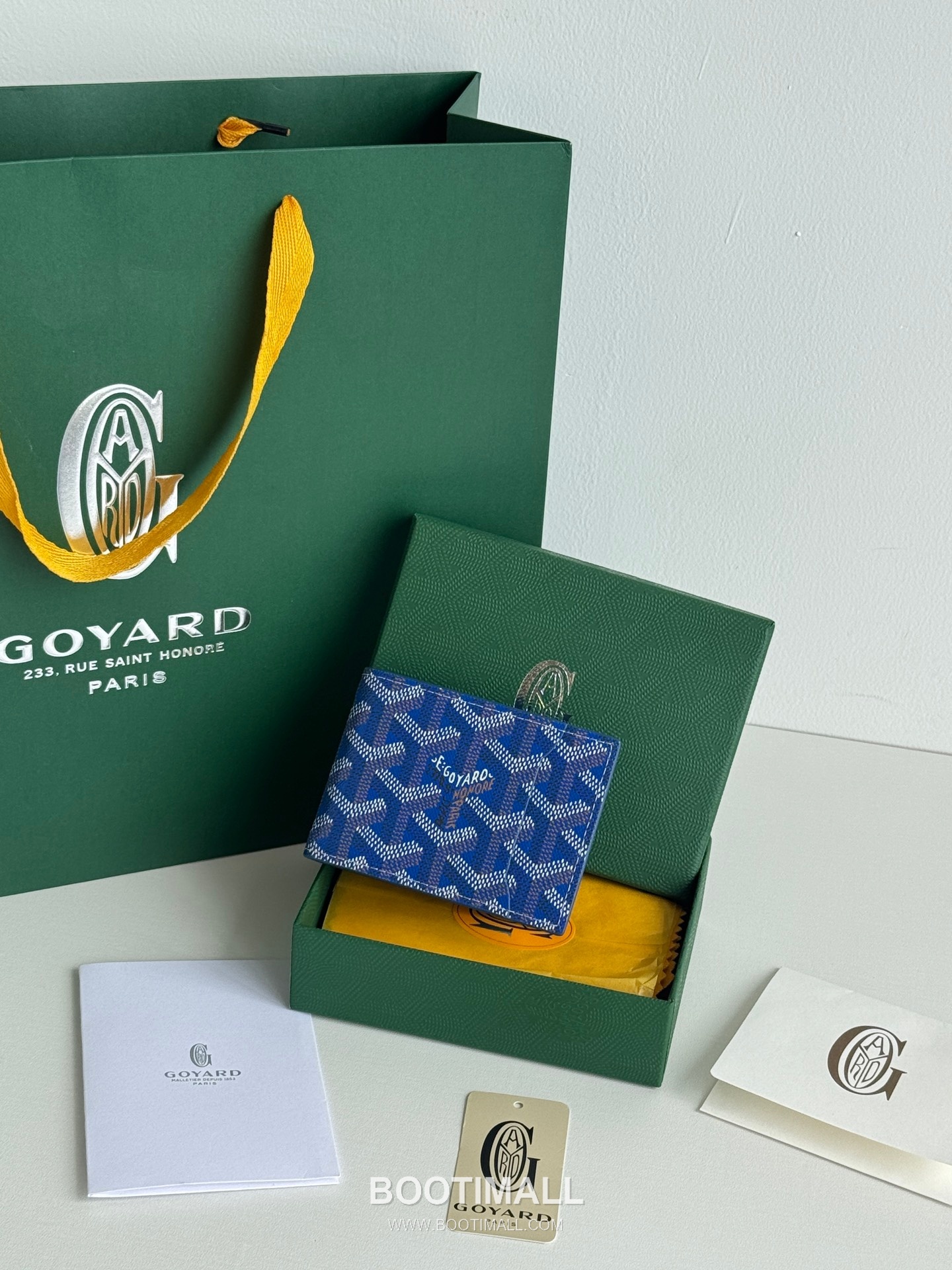 Goyard Insert Victoire Goyardine Canvas Vauzelles Calfskin Card Holder with Slim Insert Design 고야드 인서트 빅투아르 고야르딘 캔버스 보젤 카프스킨 카드홀더 슬림 인서트 3311 10cm 1
