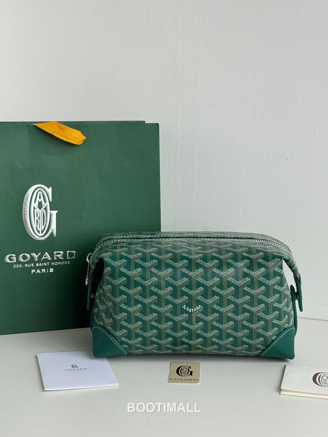 Goyard Boeing Goyardine Canvas Toiletry Pouch with Snap Closure 고야드 보잉 고야르딘 캔버스 토일레트리 파우치 스냅클로저 020216 24cm 1