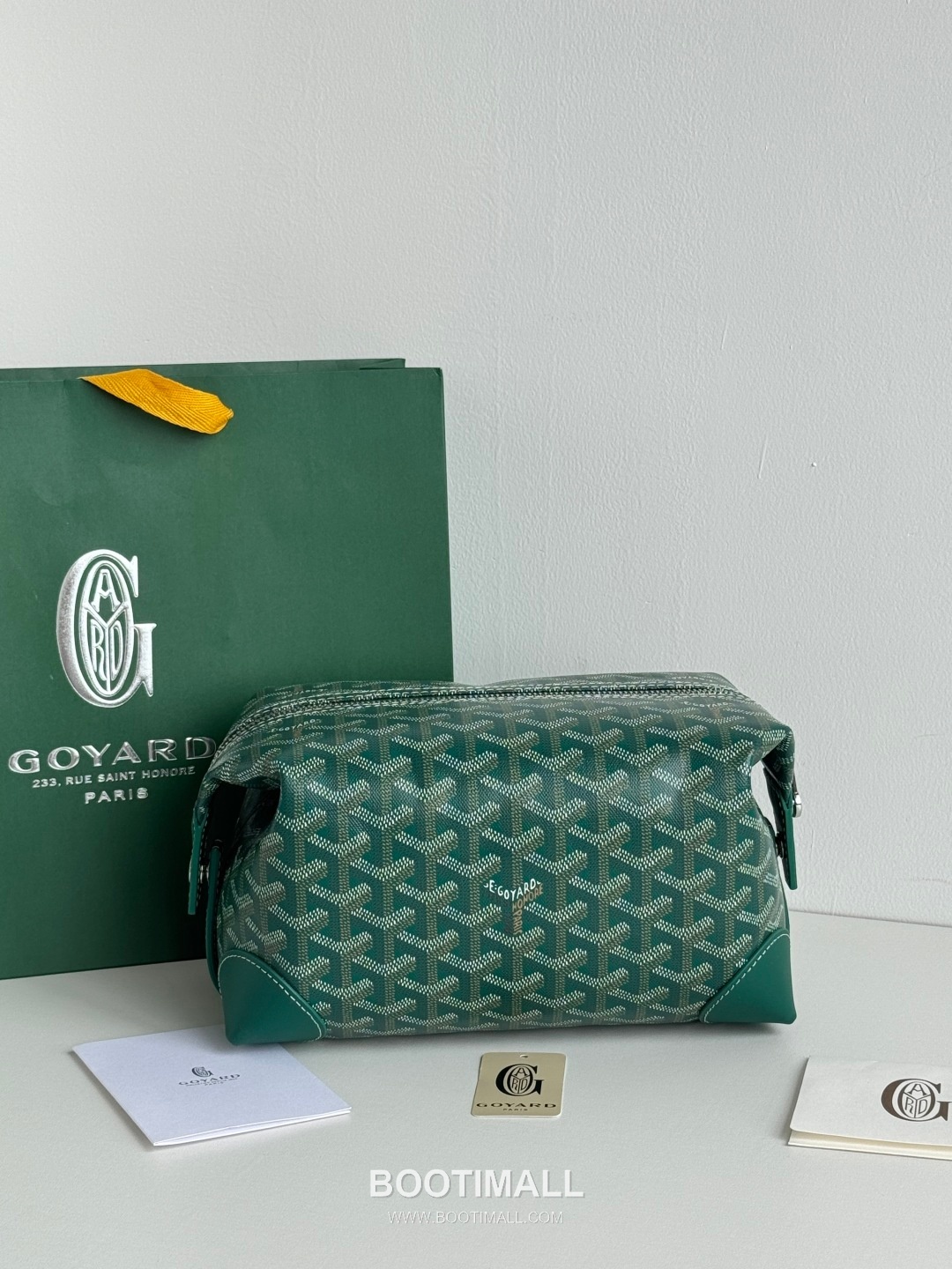 Goyard Boeing Goyardine Canvas Toiletry Pouch with Snap Closure 고야드 보잉 고야르딘 캔버스 토일레트리 파우치 스냅클로저 020216 24cm 2