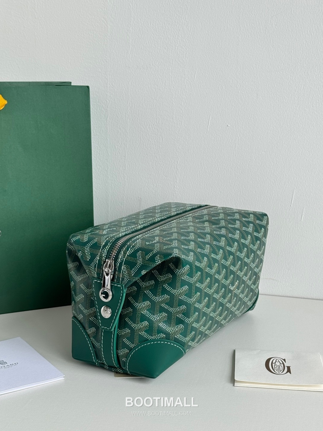 Goyard Boeing Goyardine Canvas Toiletry Pouch with Snap Closure 고야드 보잉 고야르딘 캔버스 토일레트리 파우치 스냅클로저 020216 24cm 3