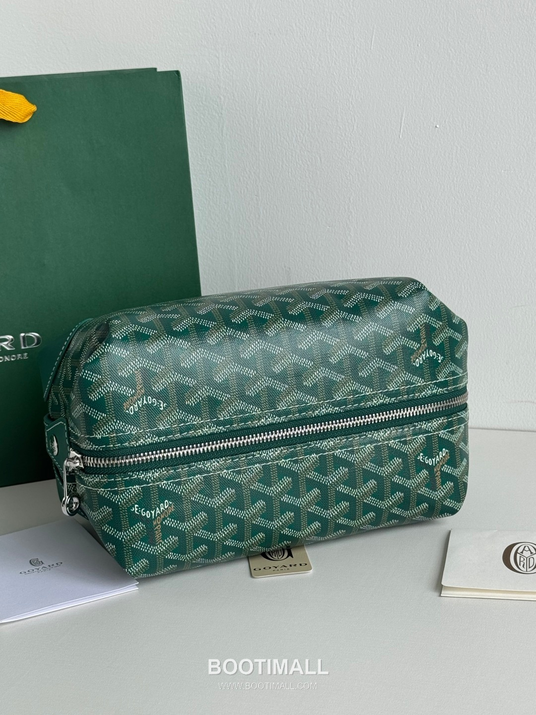 Goyard Boeing Goyardine Canvas Toiletry Pouch with Snap Closure 고야드 보잉 고야르딘 캔버스 토일레트리 파우치 스냅클로저 020216 24cm 4