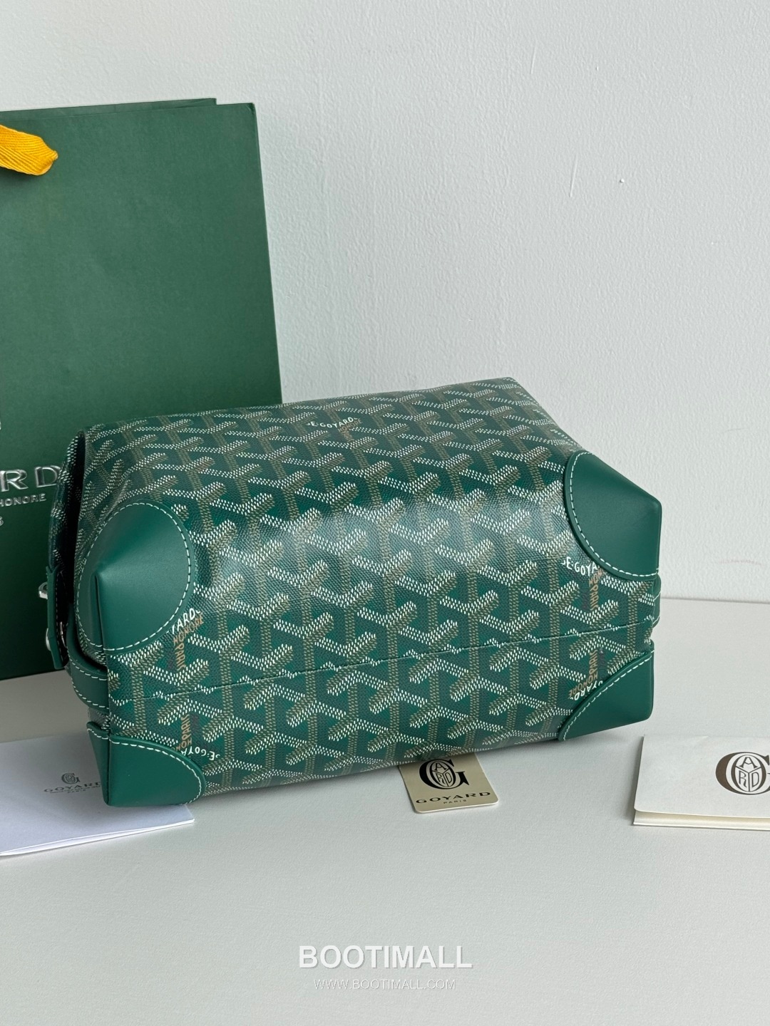 Goyard Boeing Goyardine Canvas Toiletry Pouch with Snap Closure 고야드 보잉 고야르딘 캔버스 토일레트리 파우치 스냅클로저 020216 24cm 5