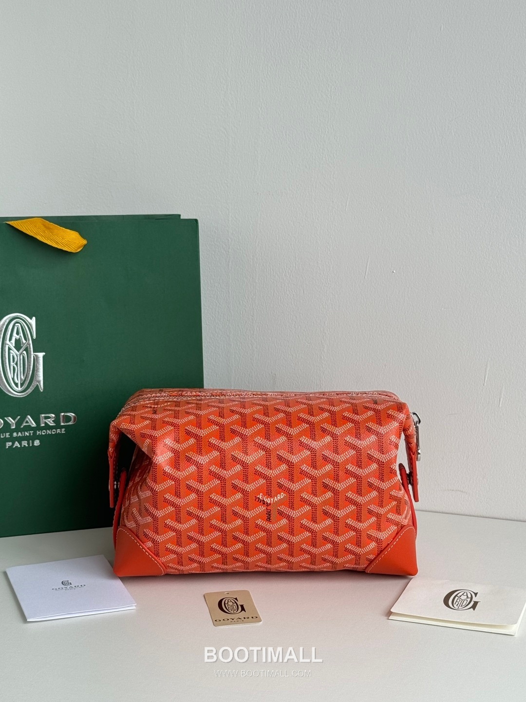 Goyard Boeing Goyardine Canvas Toiletry Pouch with Snap Closure 고야드 보잉 고야르딘 캔버스 토일레트리 파우치 스냅클로저 020216 24cm 2