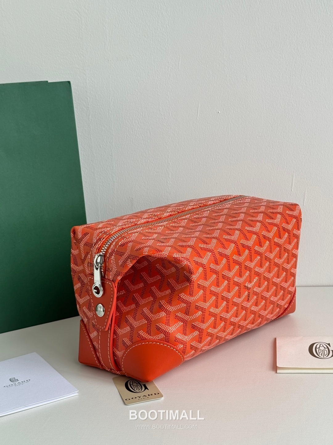 Goyard Boeing Goyardine Canvas Toiletry Pouch with Snap Closure 고야드 보잉 고야르딘 캔버스 토일레트리 파우치 스냅클로저 020216 24cm 3