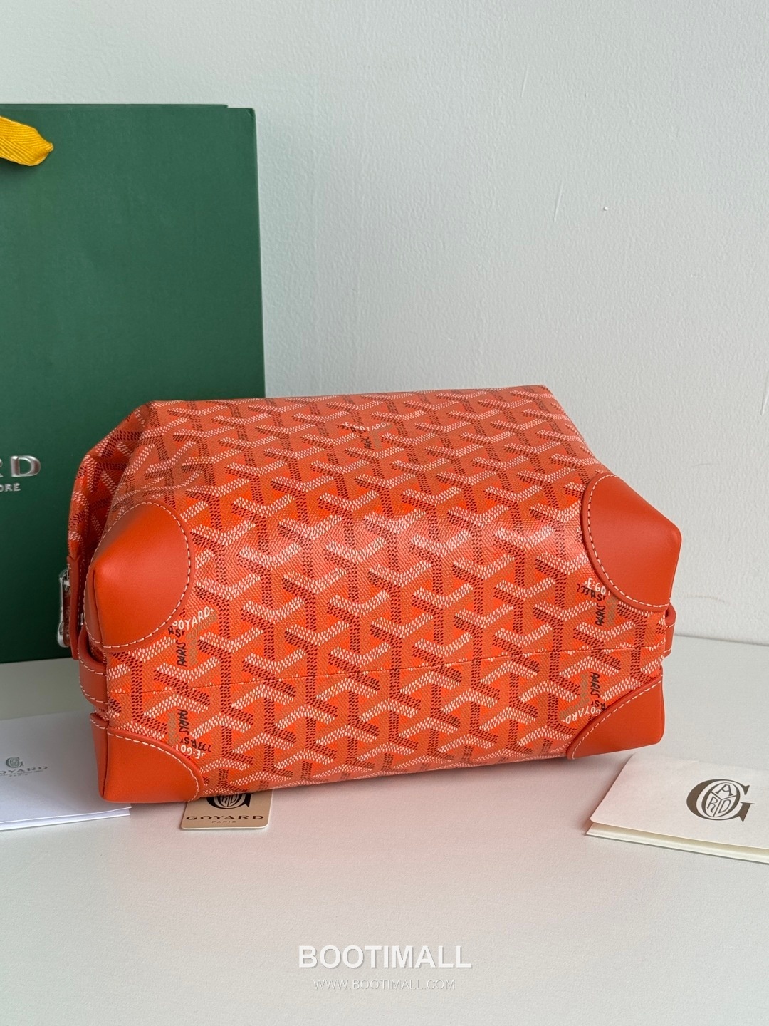 Goyard Boeing Goyardine Canvas Toiletry Pouch with Snap Closure 고야드 보잉 고야르딘 캔버스 토일레트리 파우치 스냅클로저 020216 24cm 4